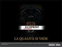 Tablet Screenshot of ecoprintlucchese.com